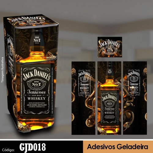SL Gráfica e Comunicação Visual - Geladeira Jack Daniels 18