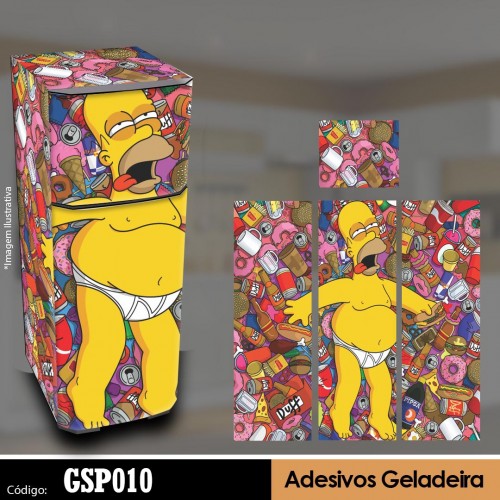 Geladeira Simpsons homer bebado