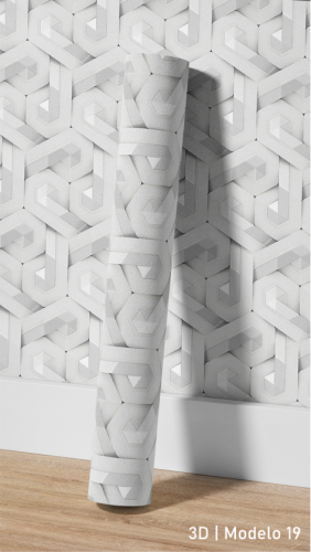 Adesivo decorativo para sala 3D - 19