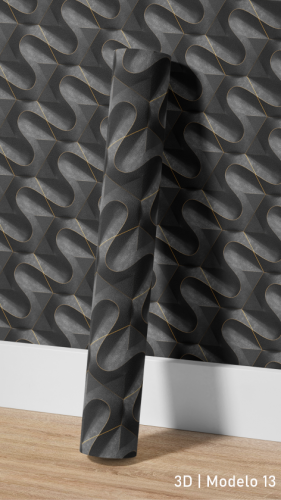 Adesivo decorativo para sala 3D - 13