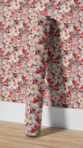 Adesivo decorativo para Quarto, sala folhas estações 19